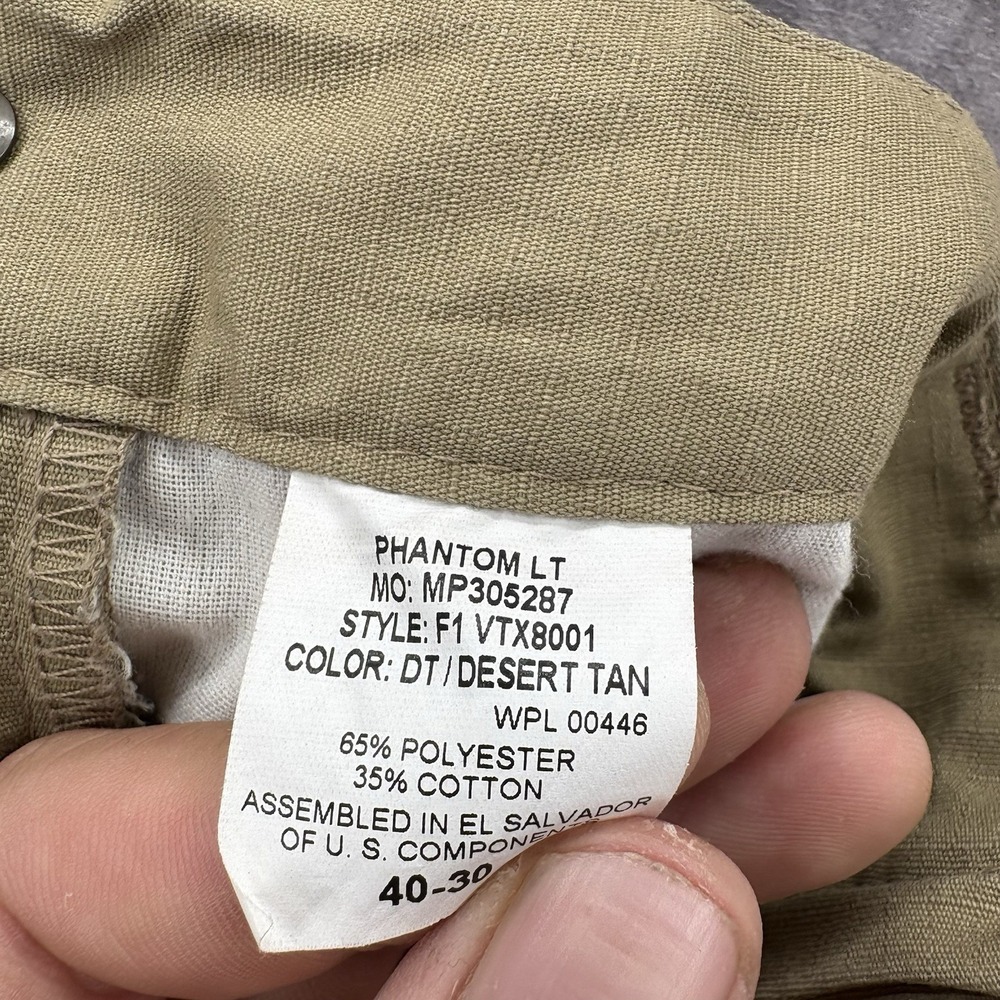 Vertx Phantom Pants Mens‎ 40x30 Tan Cargo Utility Ripstop - Picture 4 of 4